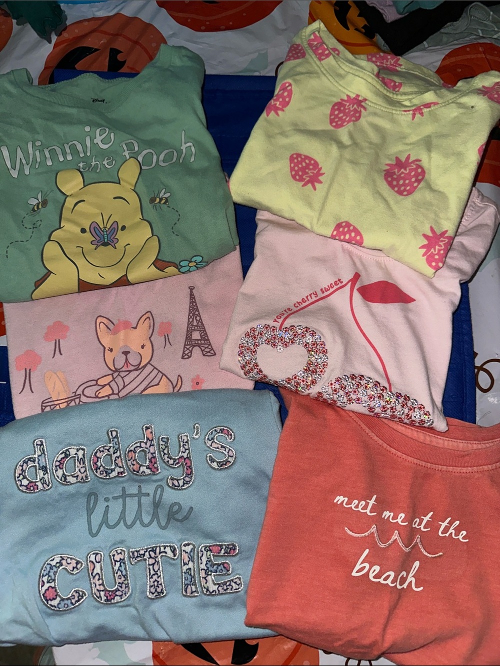 Disney Winnie the Pooh Green Girls' Pajama Top with Graphic